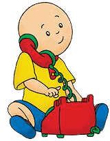 Caillou Calling on the Phone
