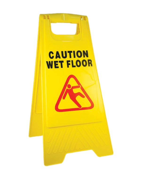 Caution Wet Floor Board