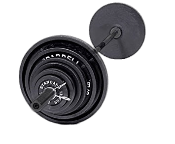 Black Standard Barbell