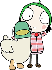 Sarah Holding Duck