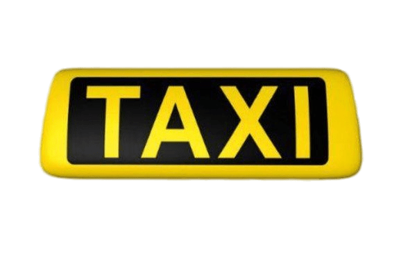 Yellow Taxi Sign