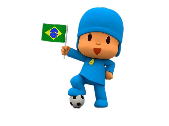 Pocoyo Brazilian Flag
