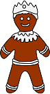 Gingerbread King with Collar