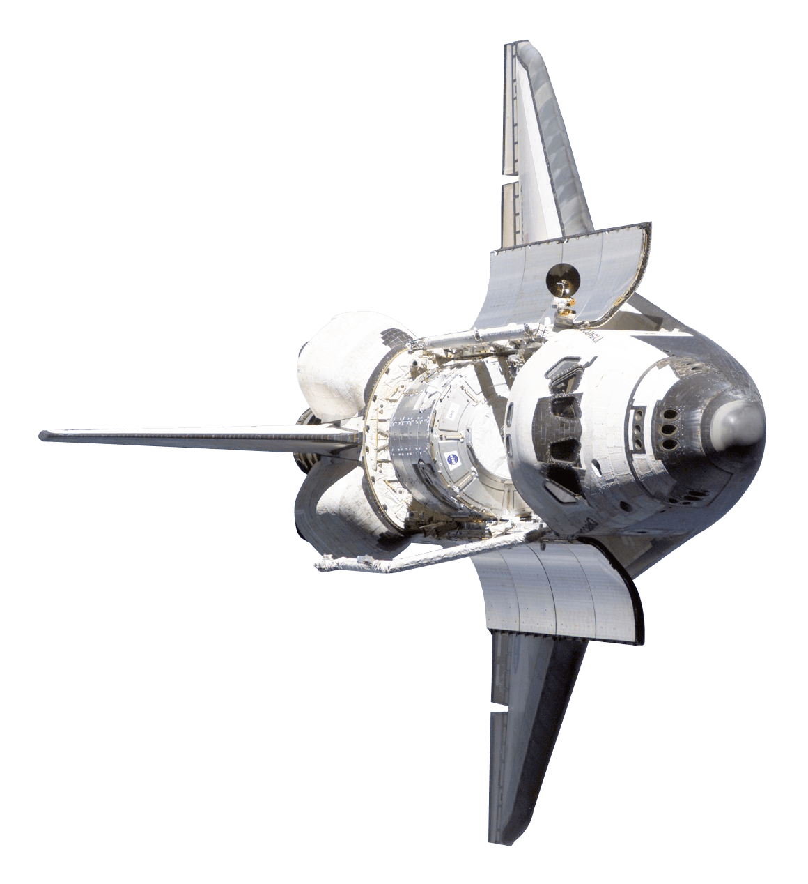 Space Shuttle Open In Space