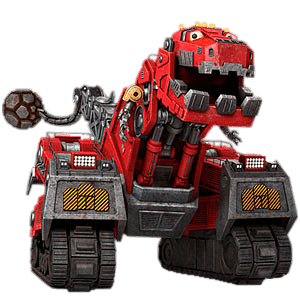 Dinotrux character Ty wagging his tail