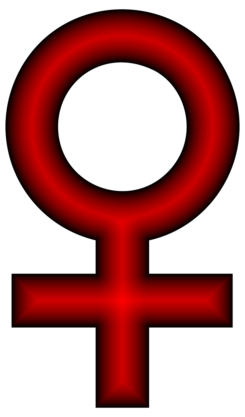 Red Female Symbol