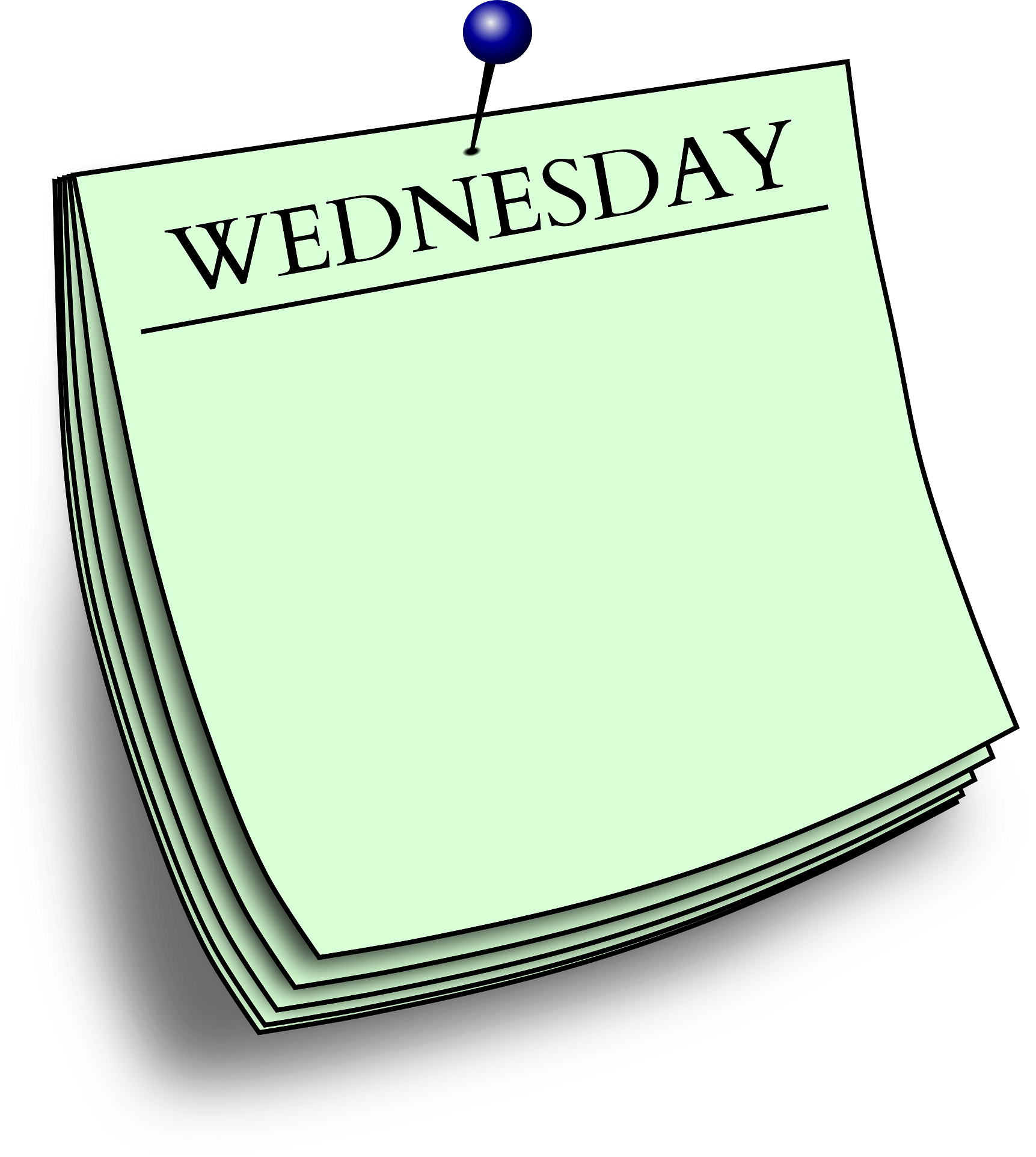 Wednesday Pinned Note