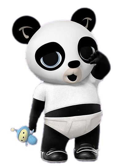 Bing Bunny Character Pando is tired