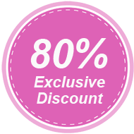 80% Exclusive Discount