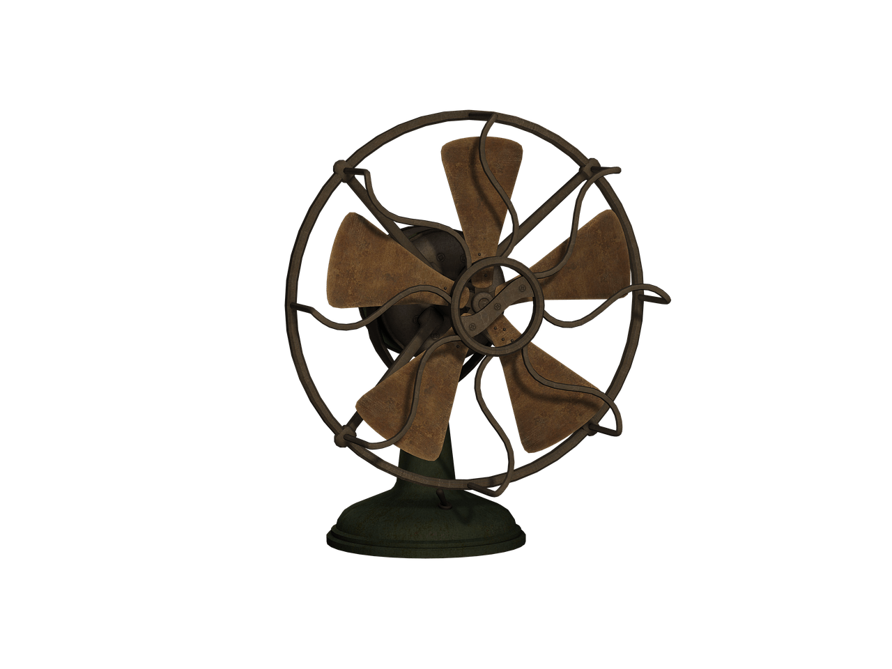Fan Vintage Rusty
