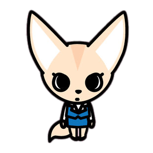 Aggretsuko Character Fenneko the Fennec Fox