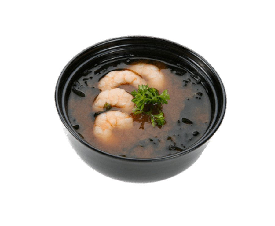 Miso Soup with Shrimps