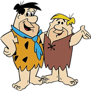 The Flintstones Fred and Barney