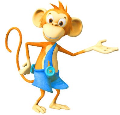 Everything's Rosie Character Monty the Monkey