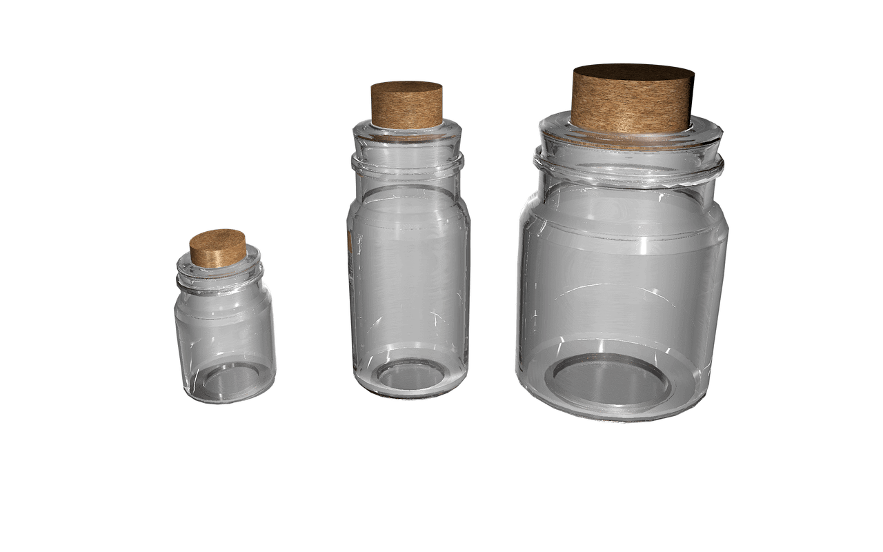 Pharmacy Glass Flasks
