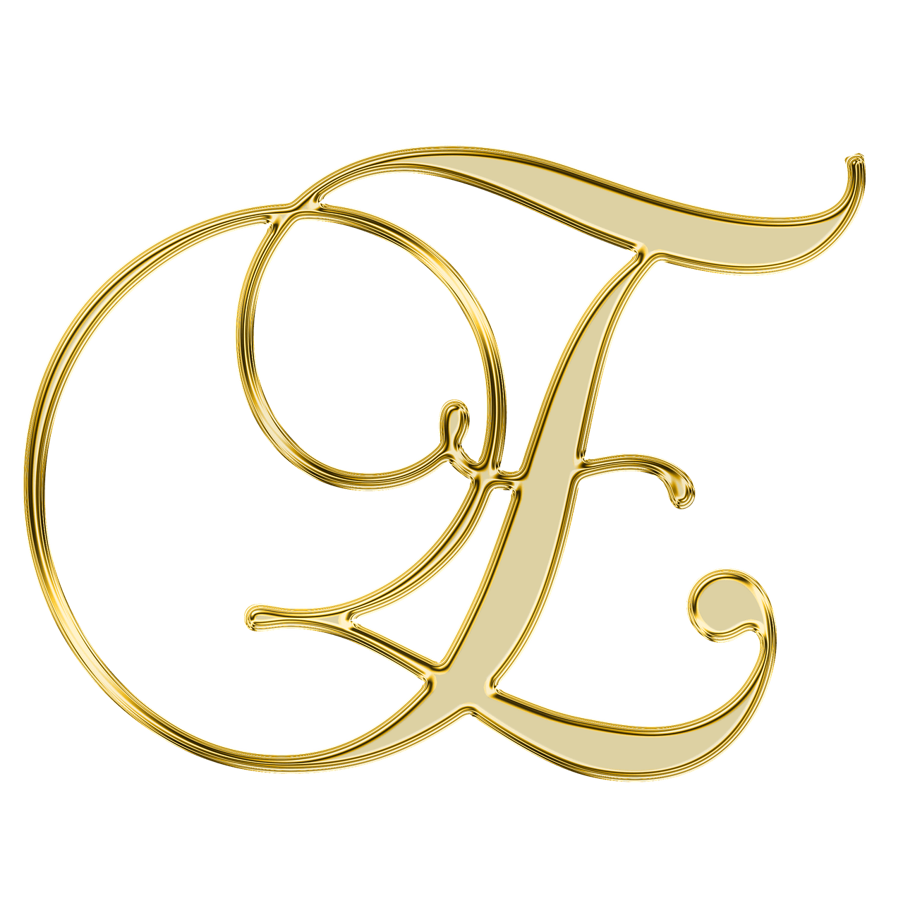 Capital Letter E Elegant