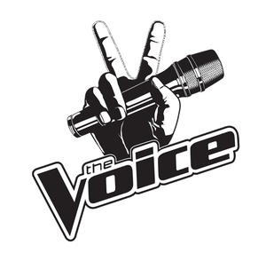 The Voice Logo With Microphone