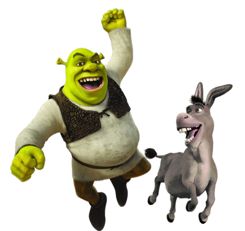Shrek and Donkey