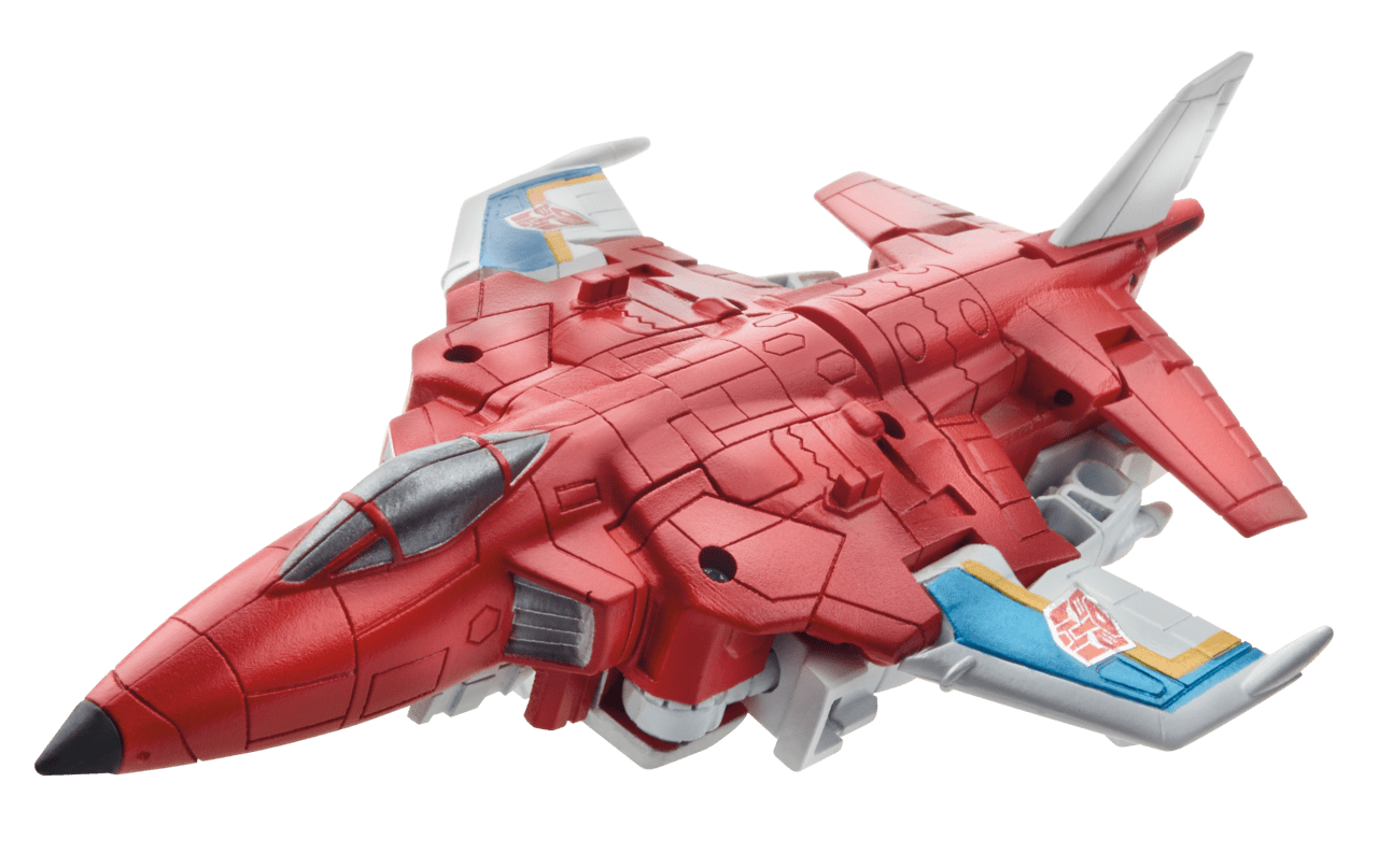 Red Transformers Plane