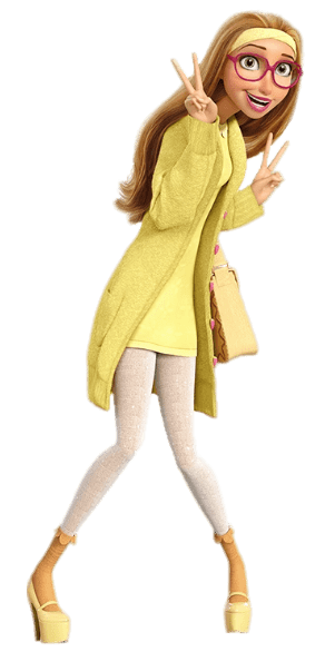 Big Hero 6 Honey Lemon Peace Sign