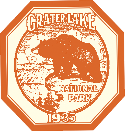 Crater Lake National Park Vintage