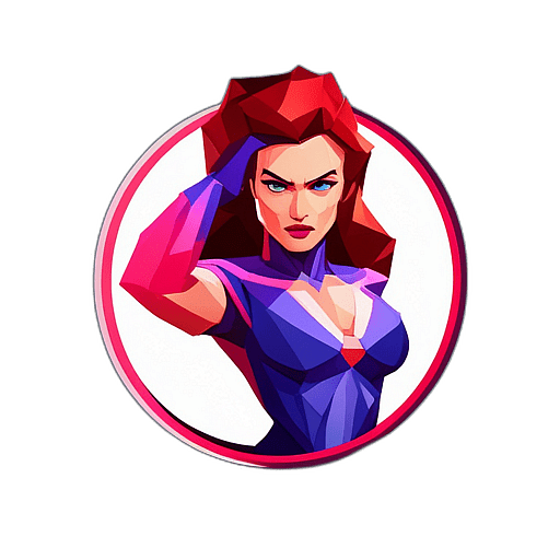 Scarlet Witch Character - App Icon - Fan Art