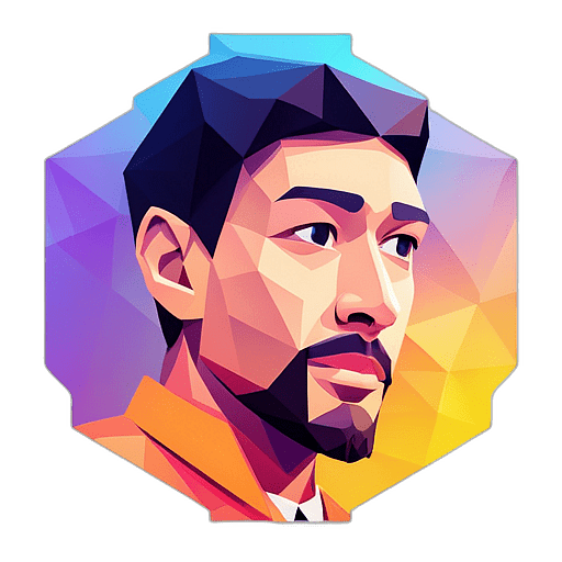 Language Translation, Minimalist App Icon - Circle Icon Bevel Border