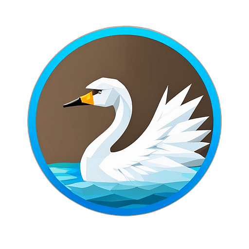 Wild Swan Prince, Fairytale Character - Circle App Icon | Fan Art