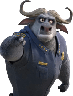 Zootopia Chief Bogo Pointing At You