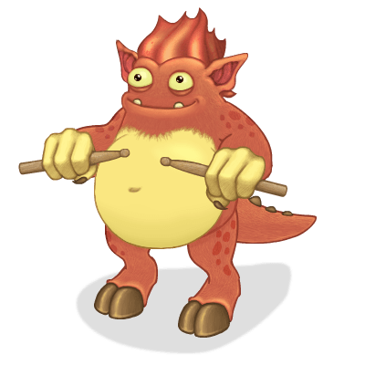 Drumpler Holding Drum Sticks