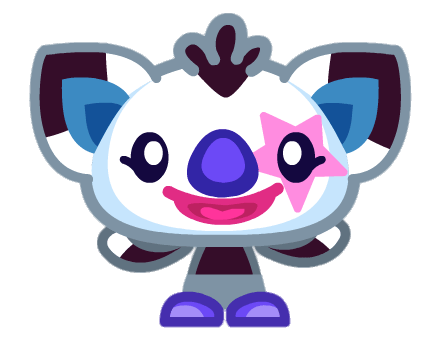 Ziggy the Quirky Koala Arms Up