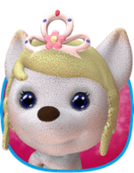 The Dibidog Character Lizzy Emblem