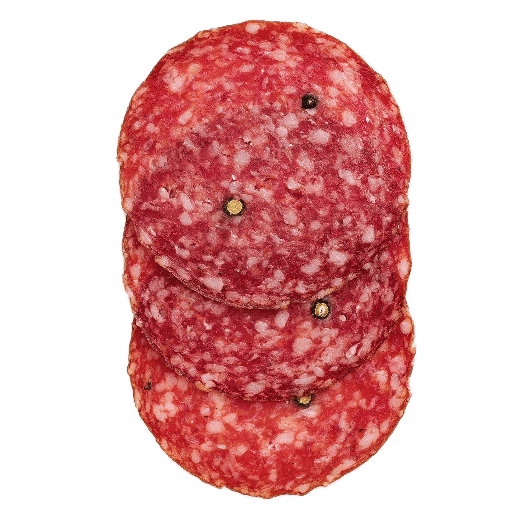 Slices Of Salami With Pepper