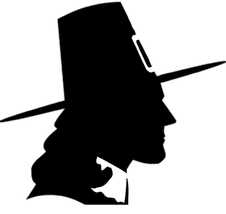 Pilgrim Bust Silhouette