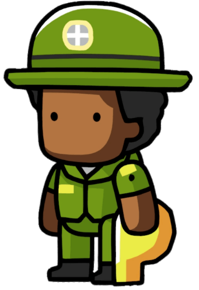 Scribblenauts Drill Sergeant Holding Whistle