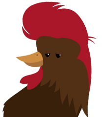 Julius Jr Character Brewster the Rooster