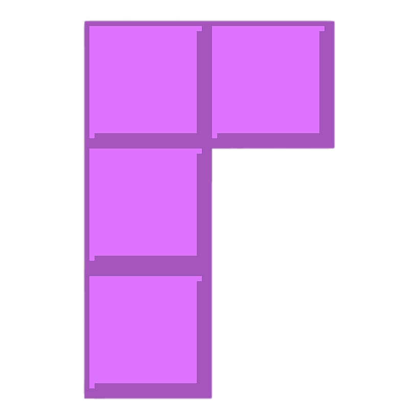 Tetris L block upside down