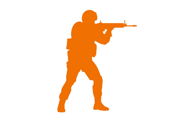 Counter Strike Soldier orange