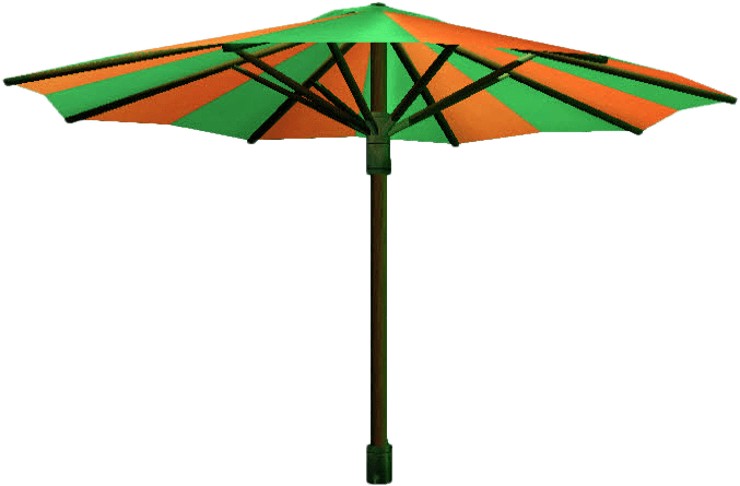 Parasol Green and Orange