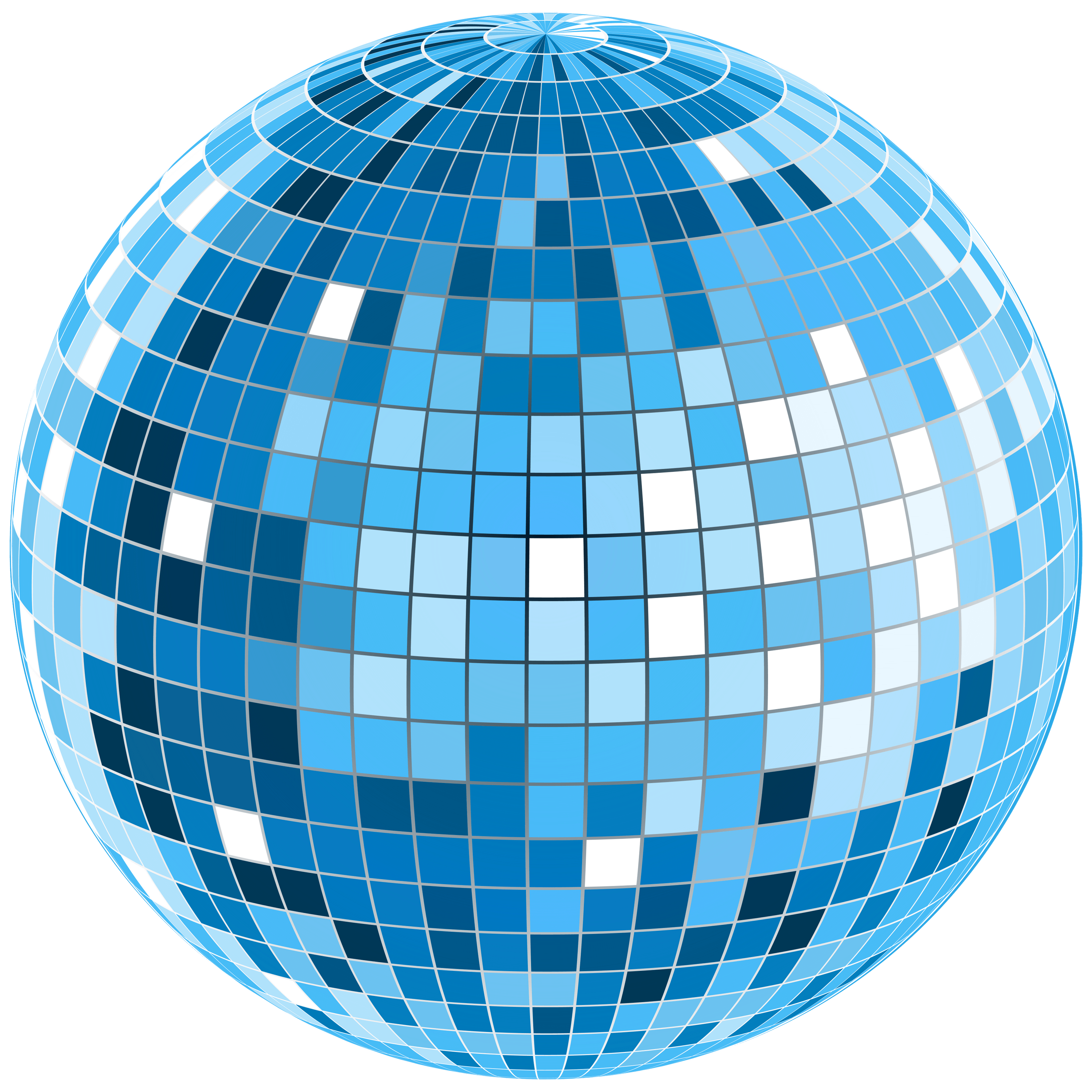 Blue Disco Ball