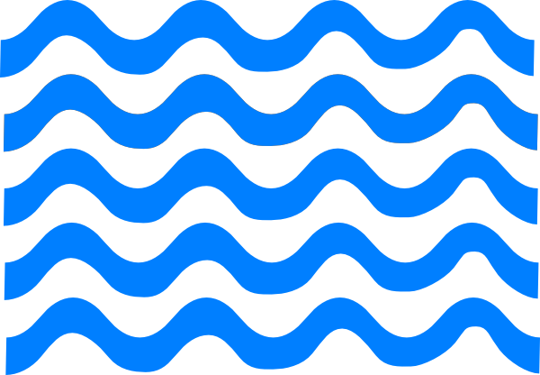 Wave Blue Lines