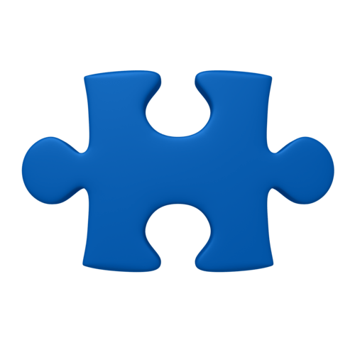 Blue Puzzle Piece