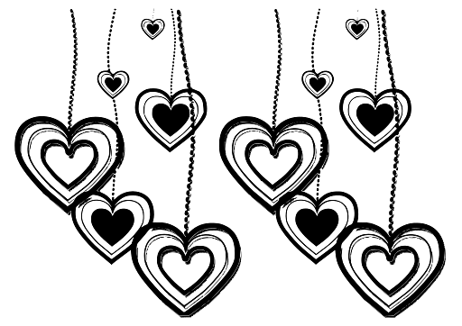 Little Heart Hanging on a String