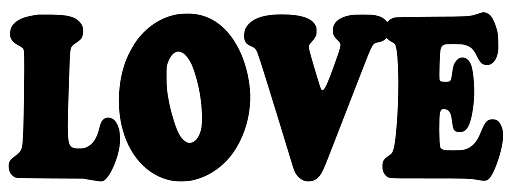 Love Graphic Art Heavy Font