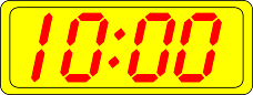 Digital Clock 10:00