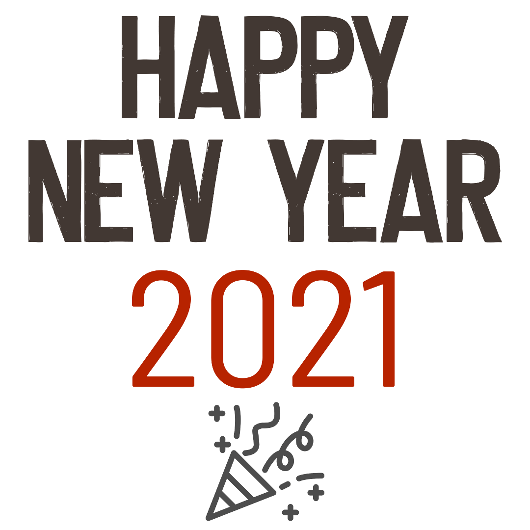 Happy New Year 2021 Party Icon