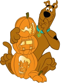 Scooby Doo With Pumpkins