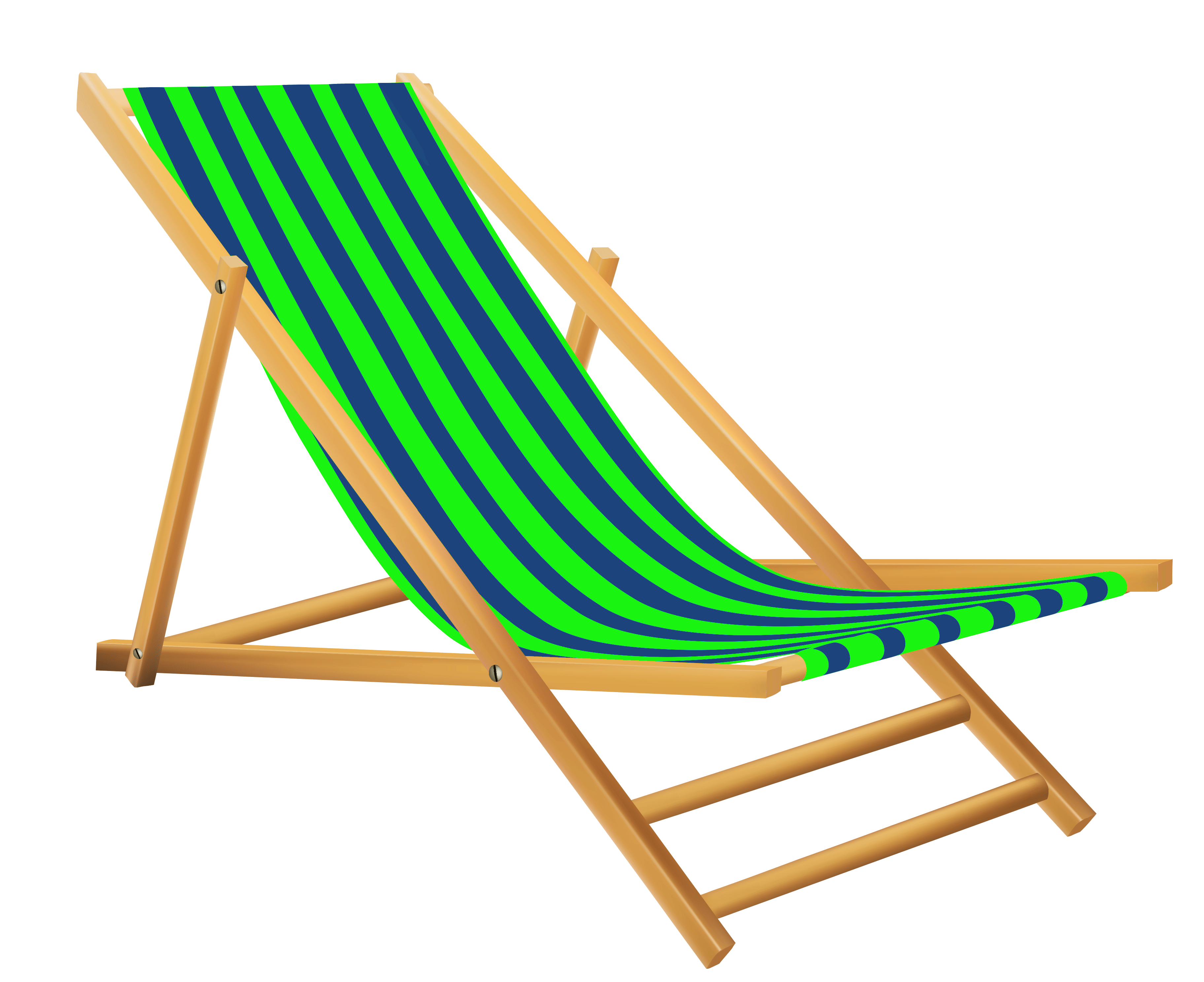 Green Beach Lounge Chair