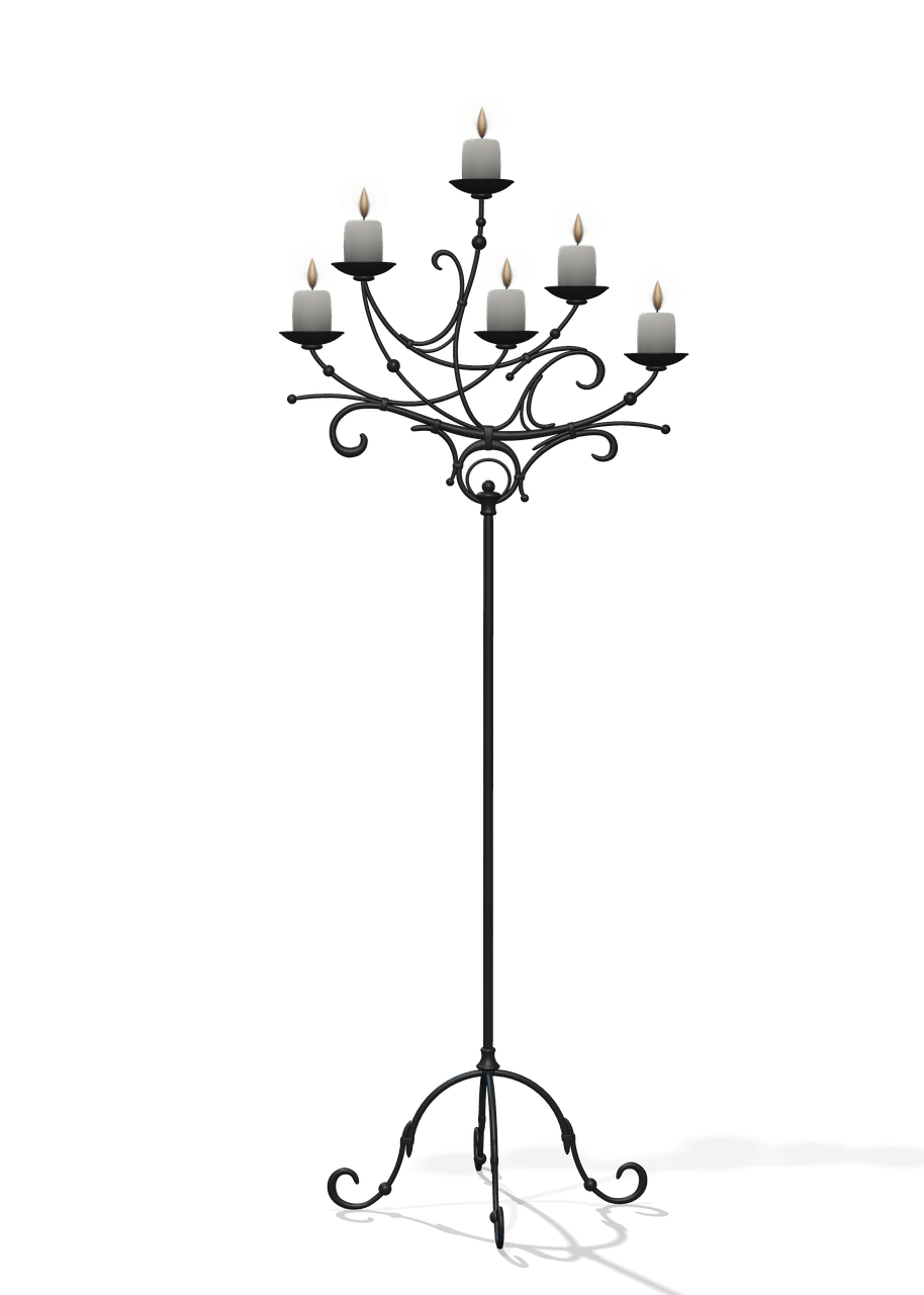Candles on Stand