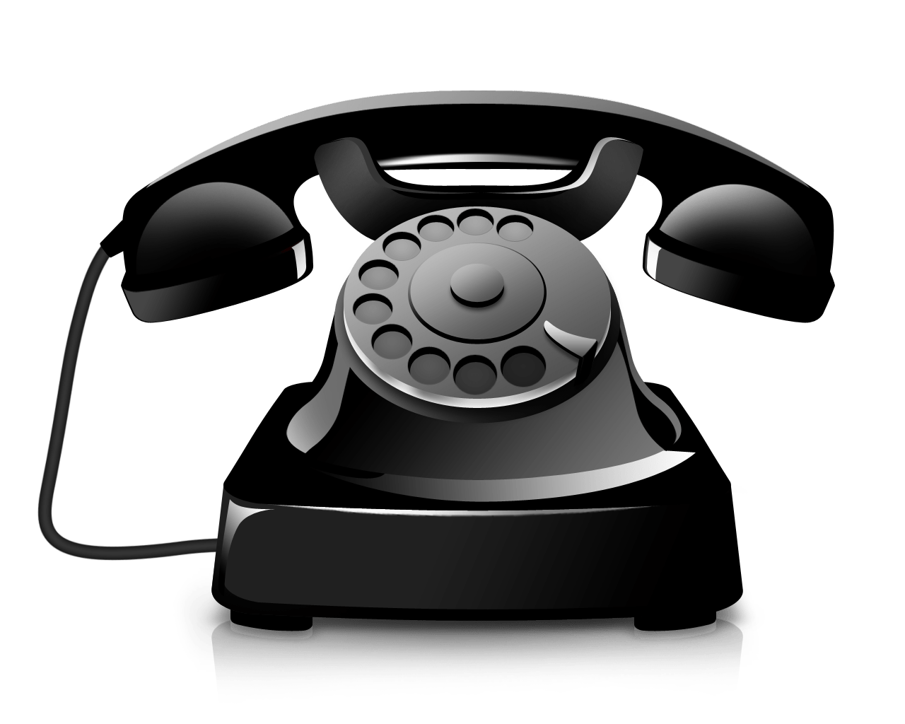 Telephone Vintage Black